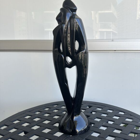 RARE Vintage 1986 Royal Haeger Rendezvous Lovers 20" Ceramic Sculpture Art Deco - Picture 4 of 16